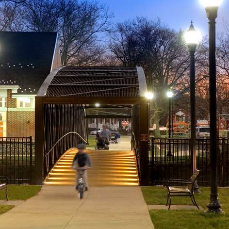 Bancroft Parkway pedestrian bridge